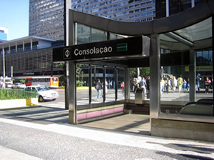 Estação Consolação do Metrô - Linha 4 Amarela