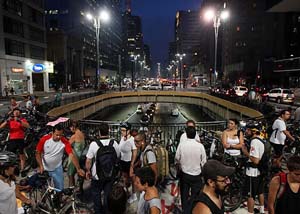 Praça do Ciclista na Consolação